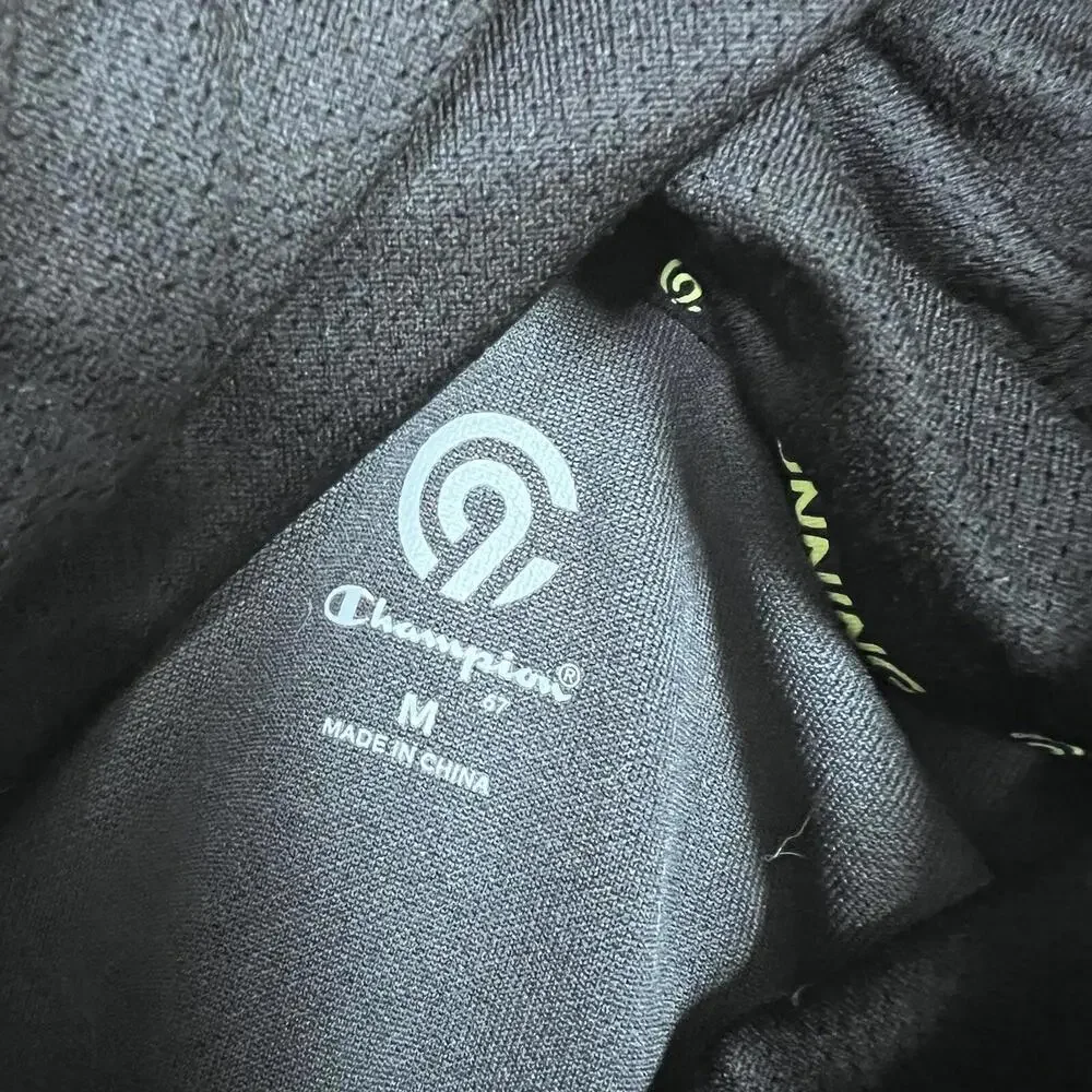 Champion Hoodie Men’s Gray Black Long Sleeve Full Zip Size Medium - Picture 10 of 11